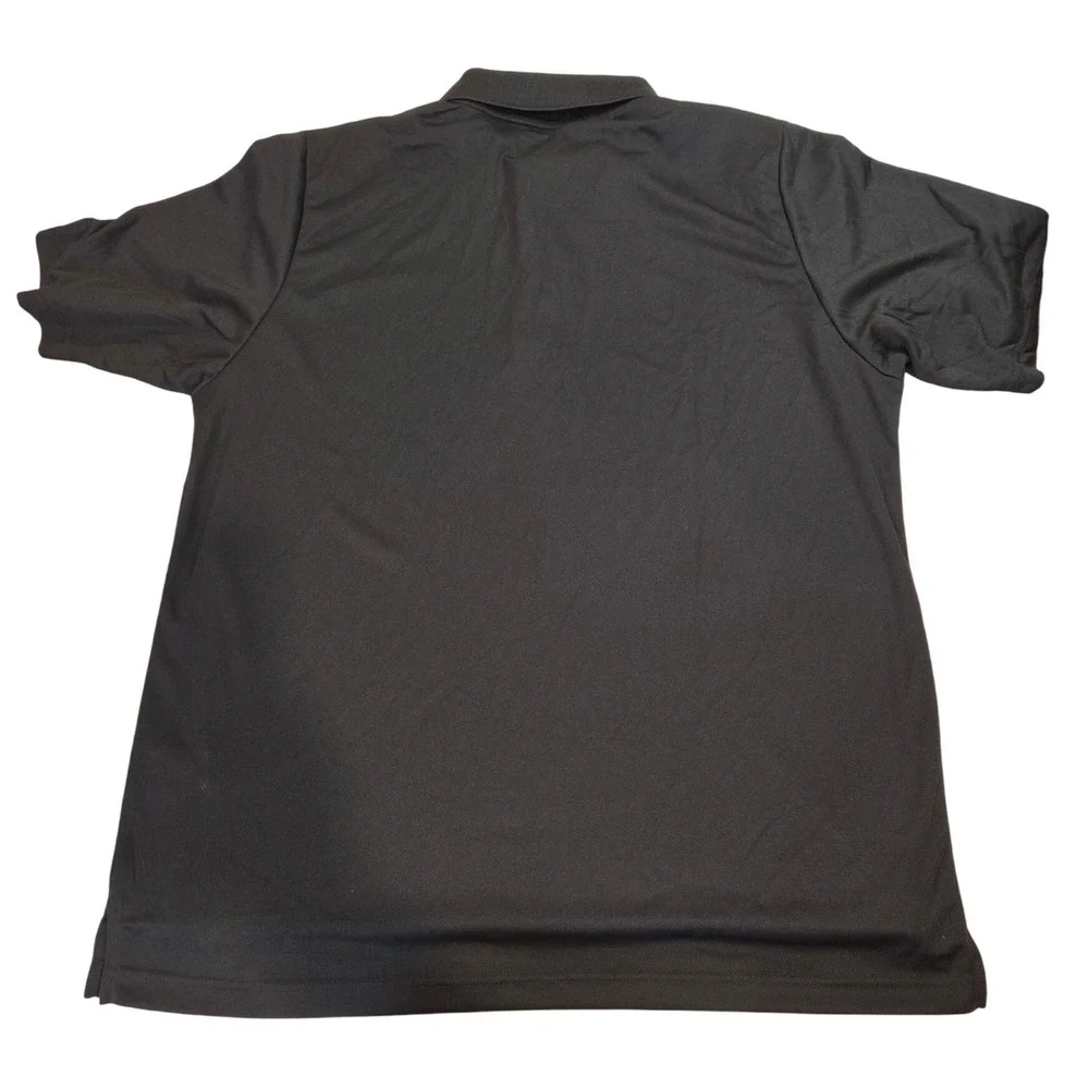 CORE365 Men's Black Long Sleeve Performance Polo Shirt L/G‎ - Picture 8 of 8